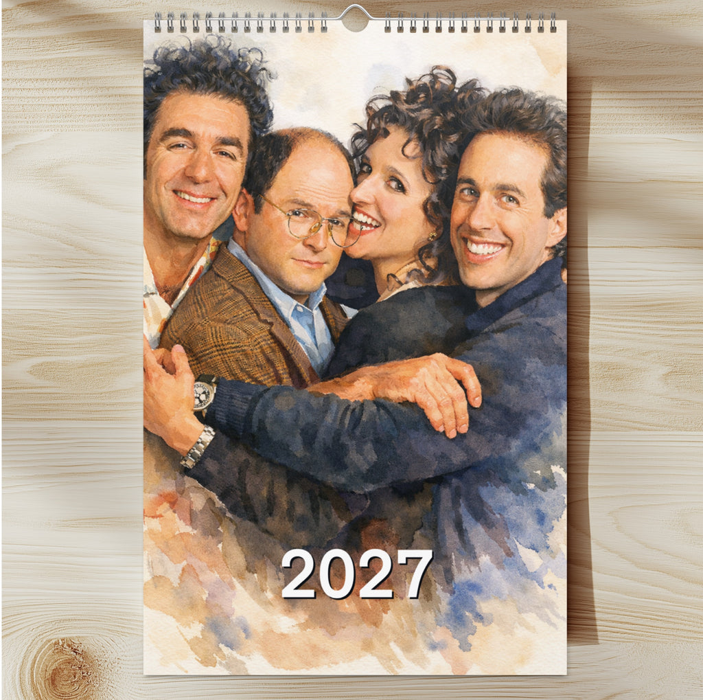 The Whole Gang 2027 Watercolor Art Wall Calendar