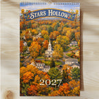 Stars Hollow 2027 Calendar Watercolor Painting Art Printed