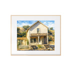 Walnut Grove Art Print Oleson's Mercantile Watercolor Painting Book Gallery Wall Decor