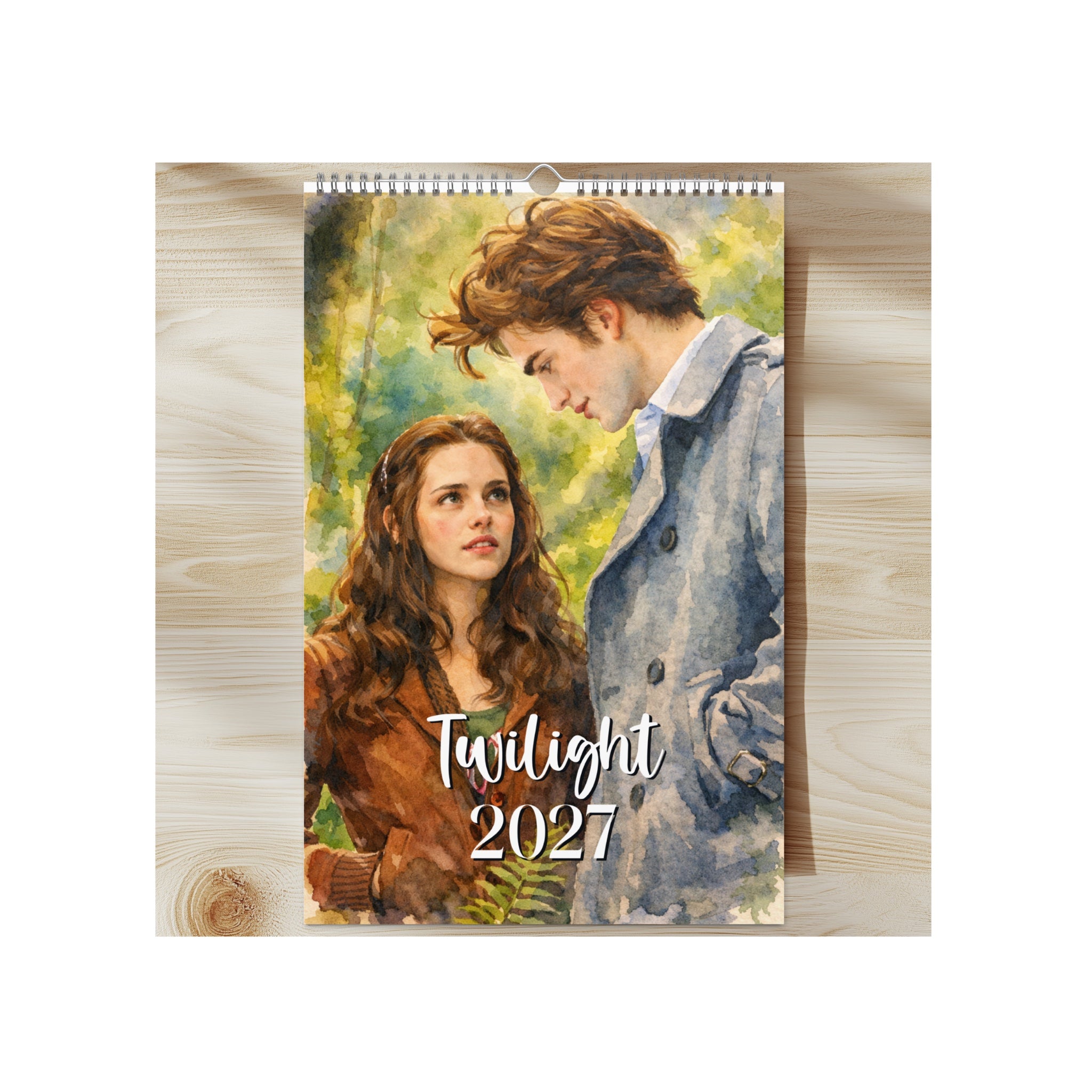 Twilight 2027 Watercolor Art Wall Calendar