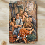 I'll Be There for You 2027 Watercolor Art Wall Calendar