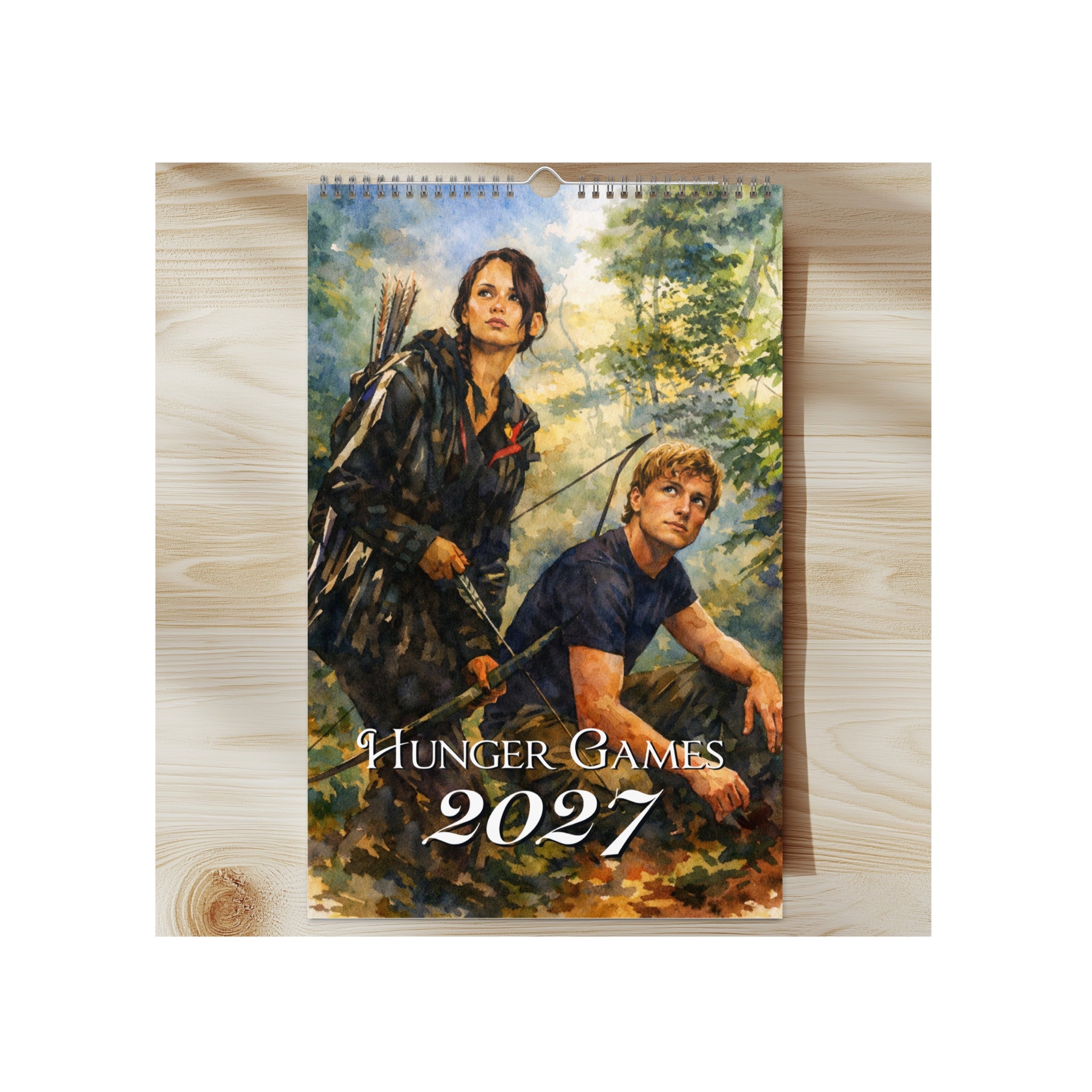 May the Odds Be Ever in Your Favor 2027 Watercolor Art Wall Calendar