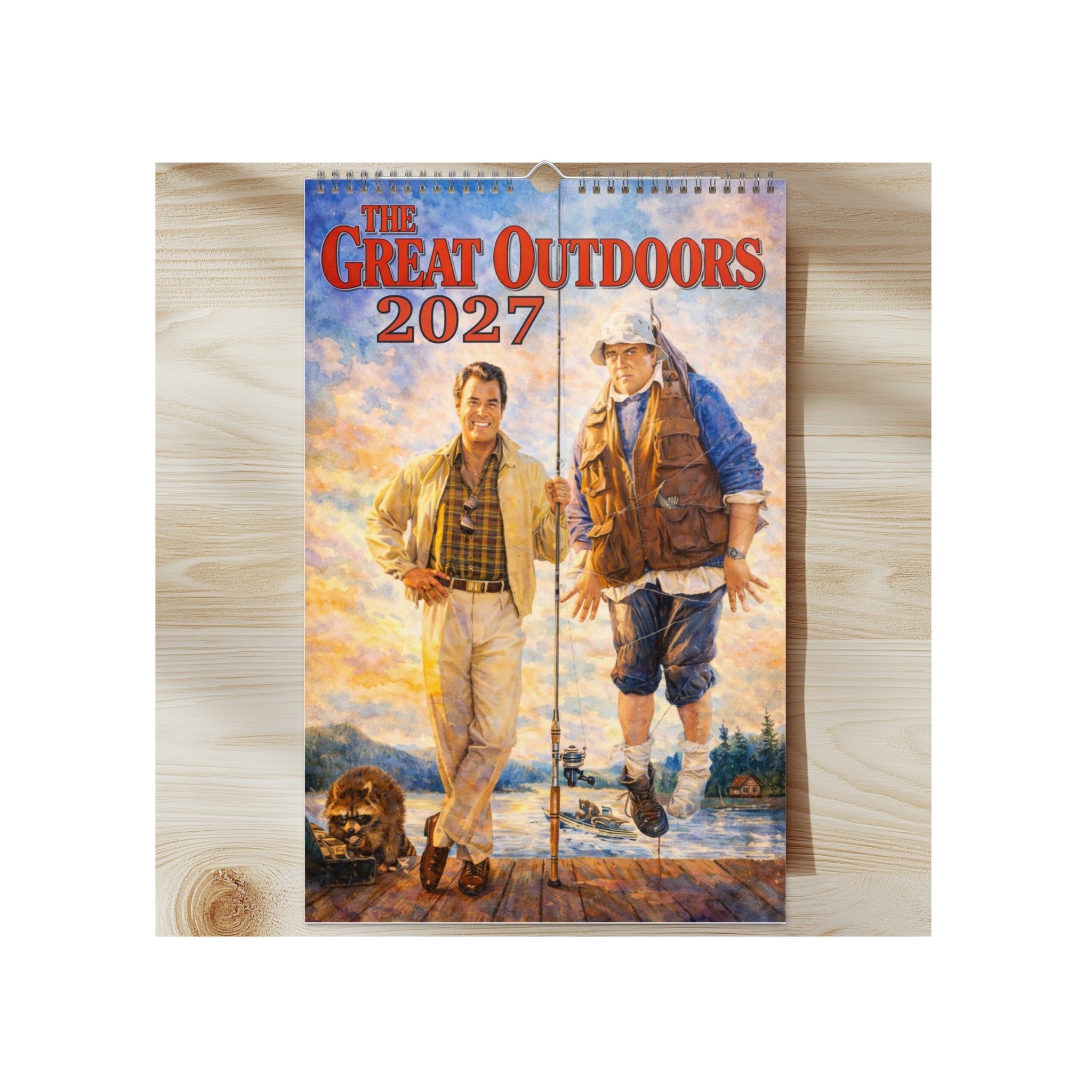 The Great Outdoors 2027 Watercolor Art Wall Calendar