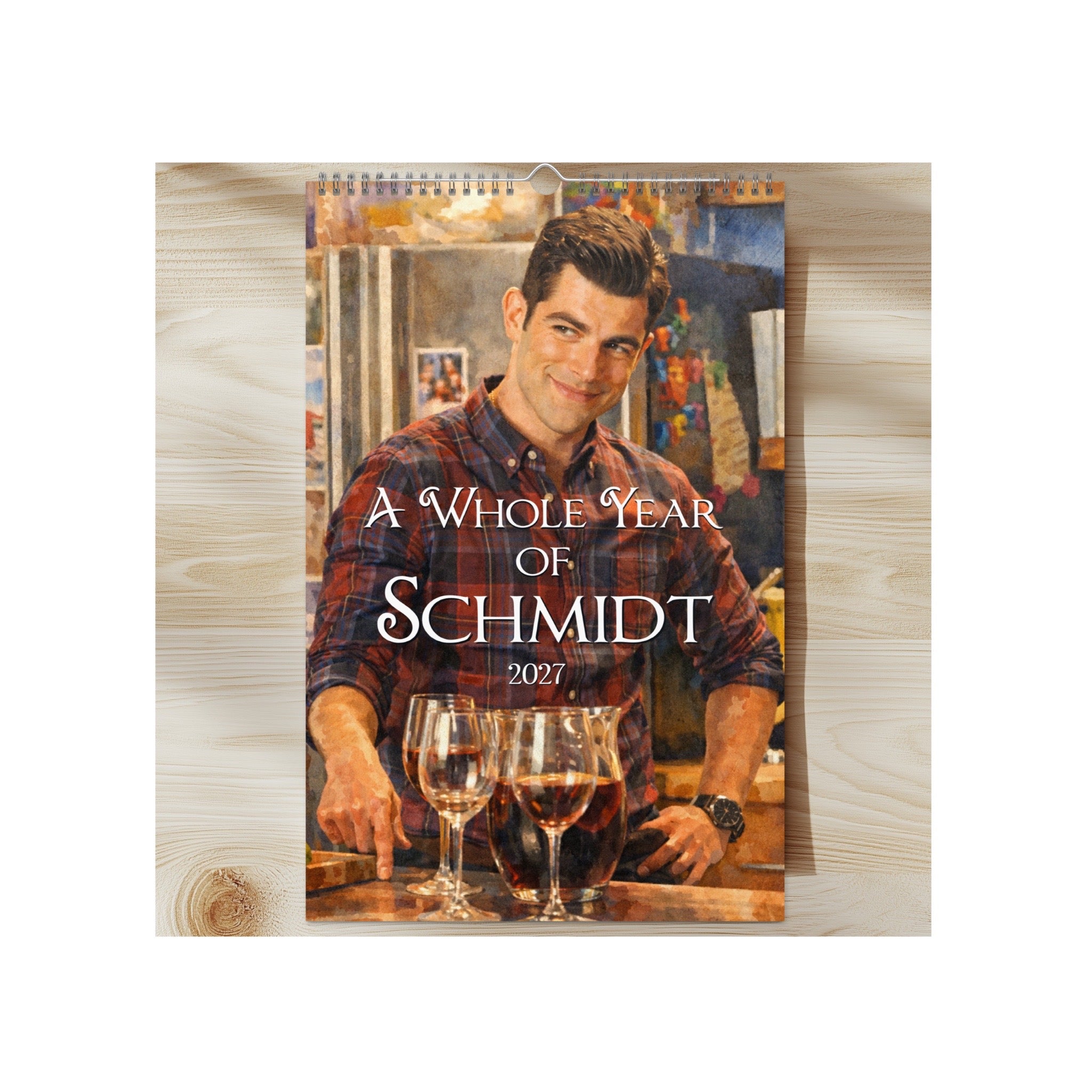 A Whole Year of Schmidt 2027 Watercolor Art Wall Calendar