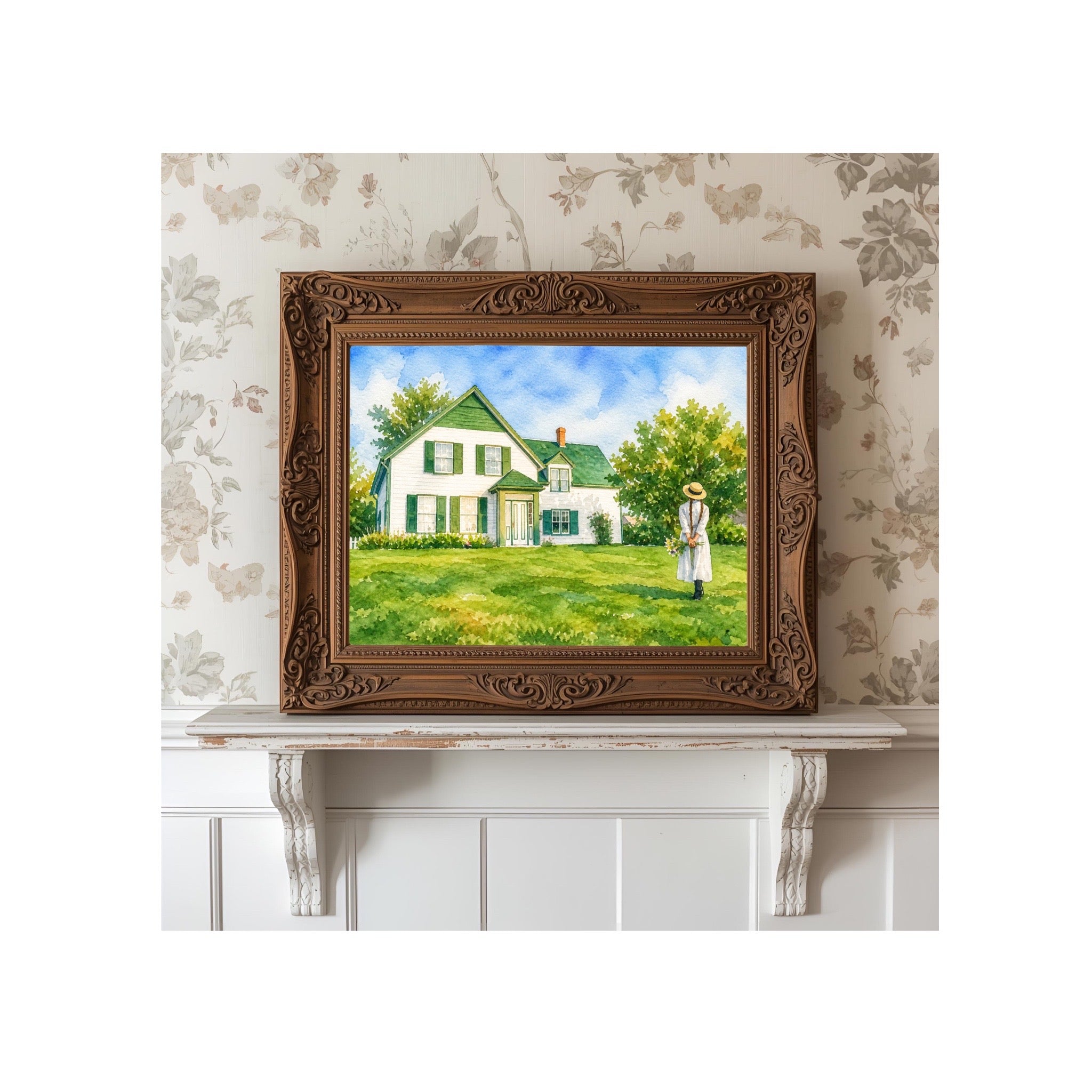 Anne of Green Gables Watercolor Art Print