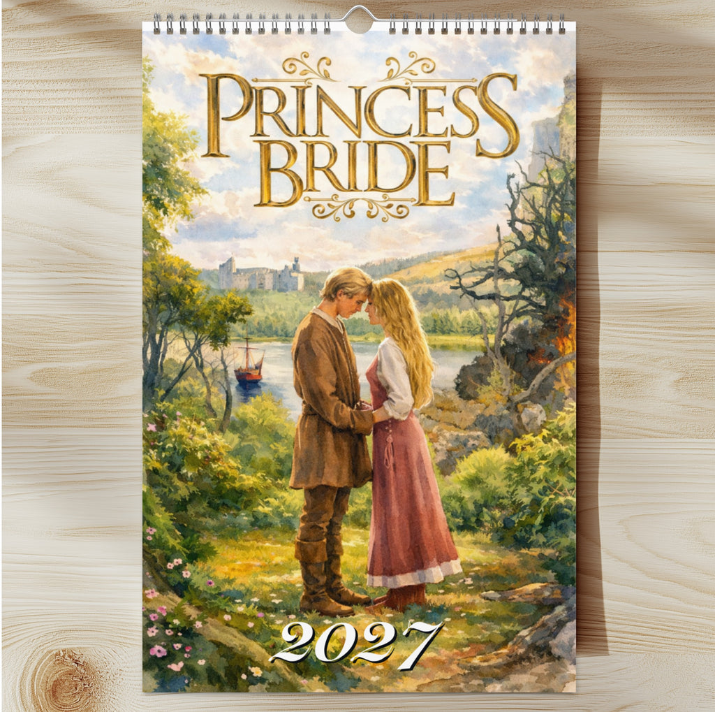 The Princess Bride 2027 Watercolor Art Wall Calendar