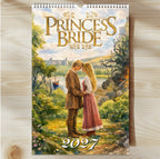 The Princess Bride 2027 Watercolor Art Wall Calendar