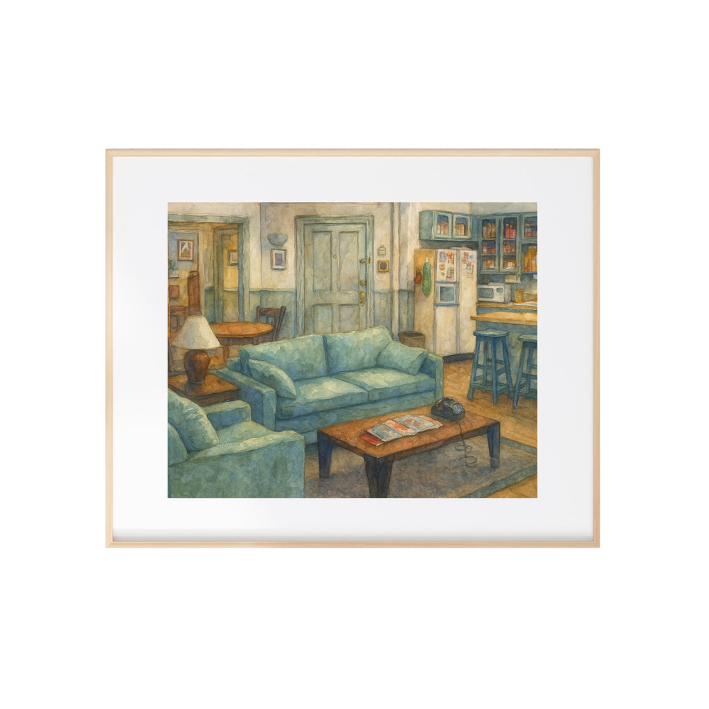 Jerry's Apartment Watercolor Art Print