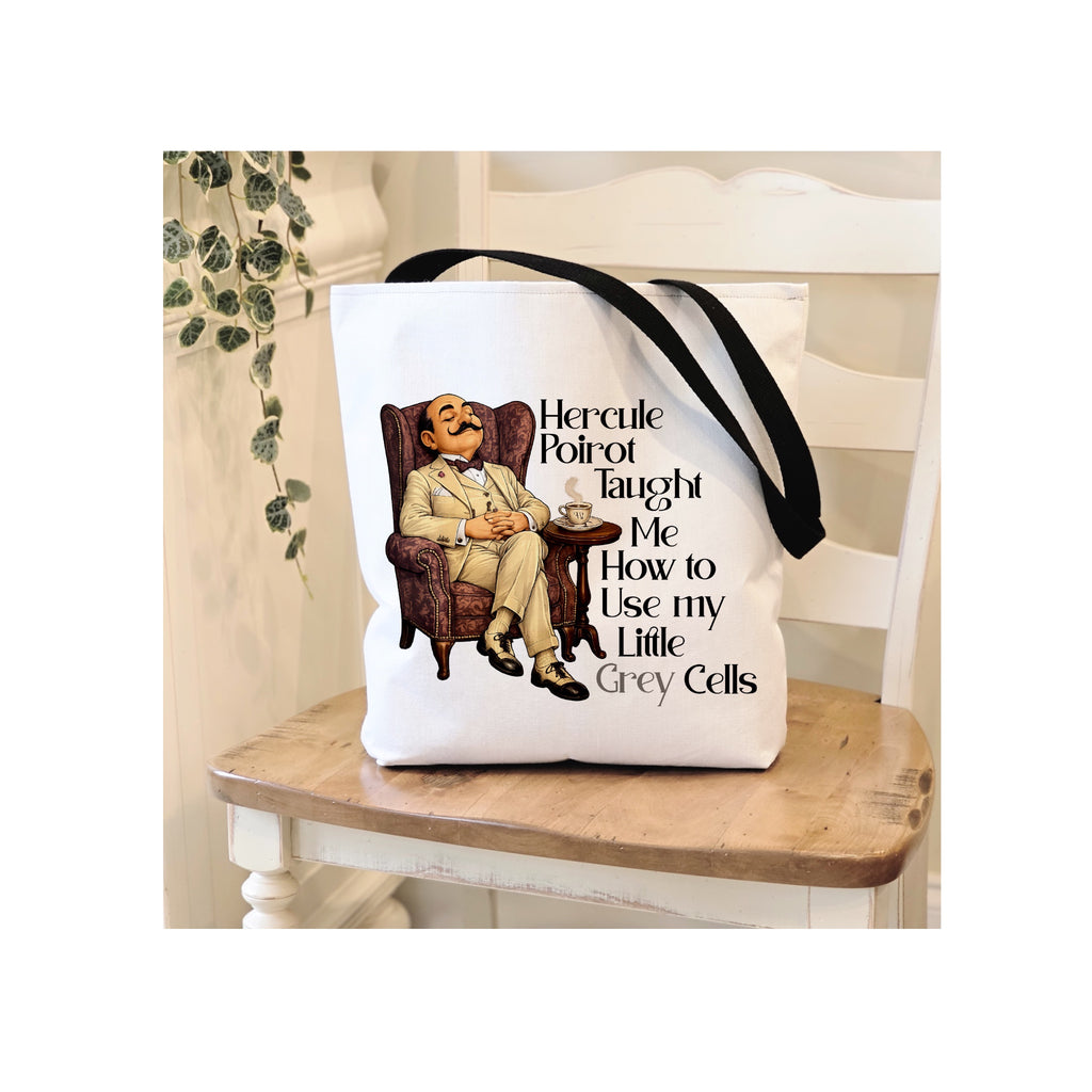 Hercule Poirot Tote Bag