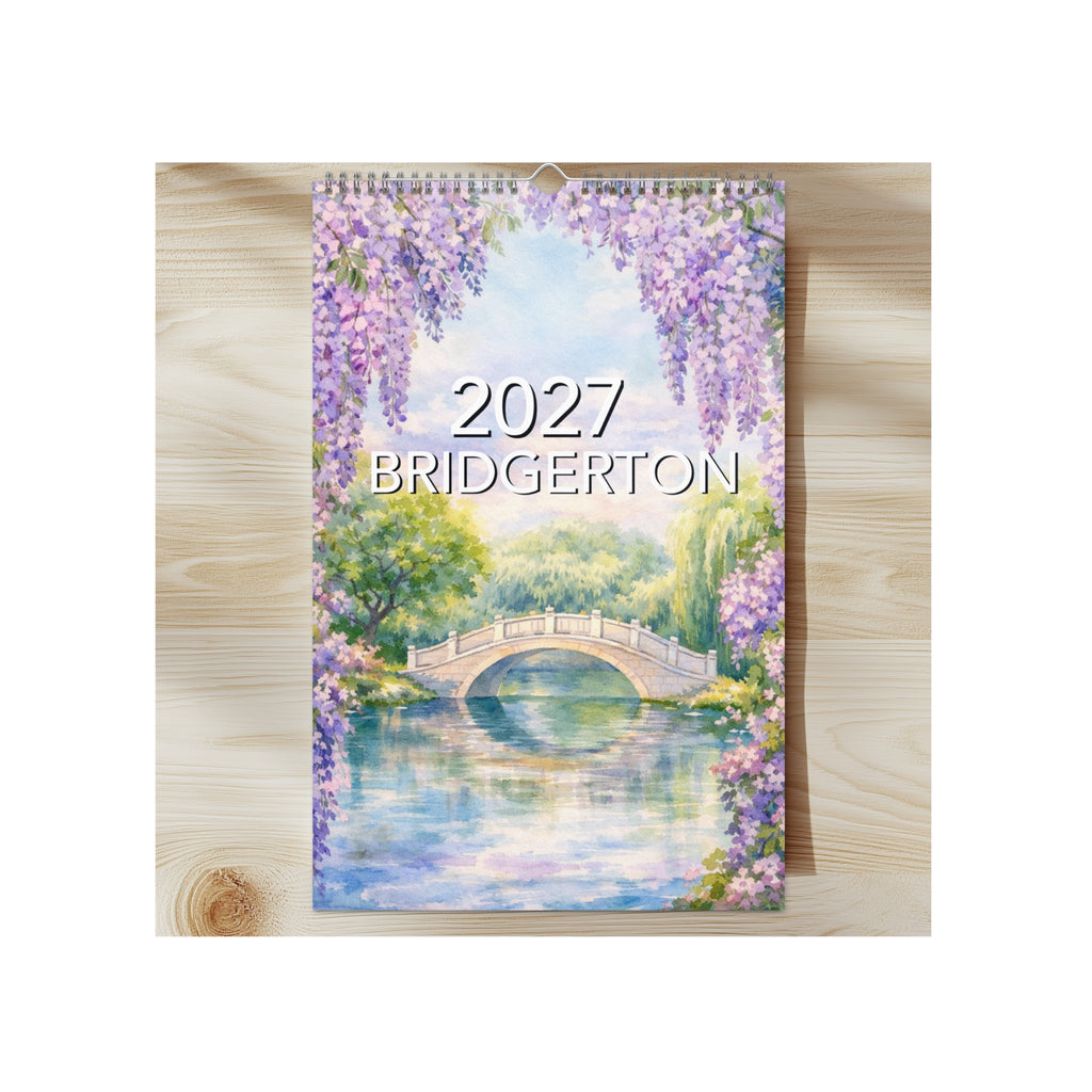 Bridgerton 2027 Watercolor Art Wall Calendar