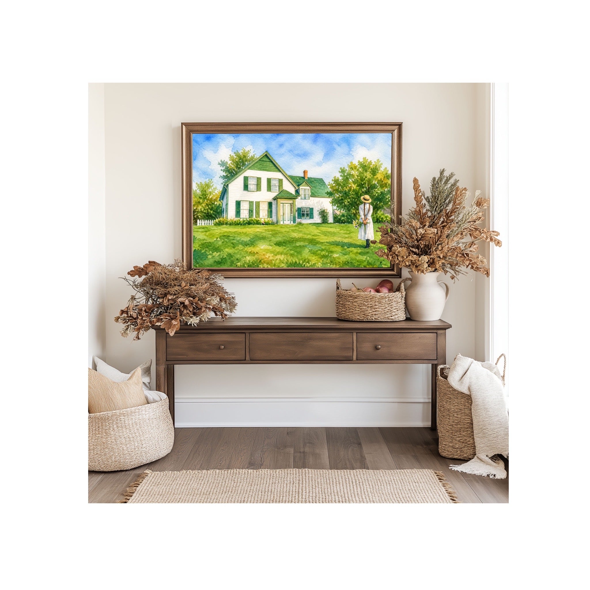 Anne of Green Gables Watercolor Art Print