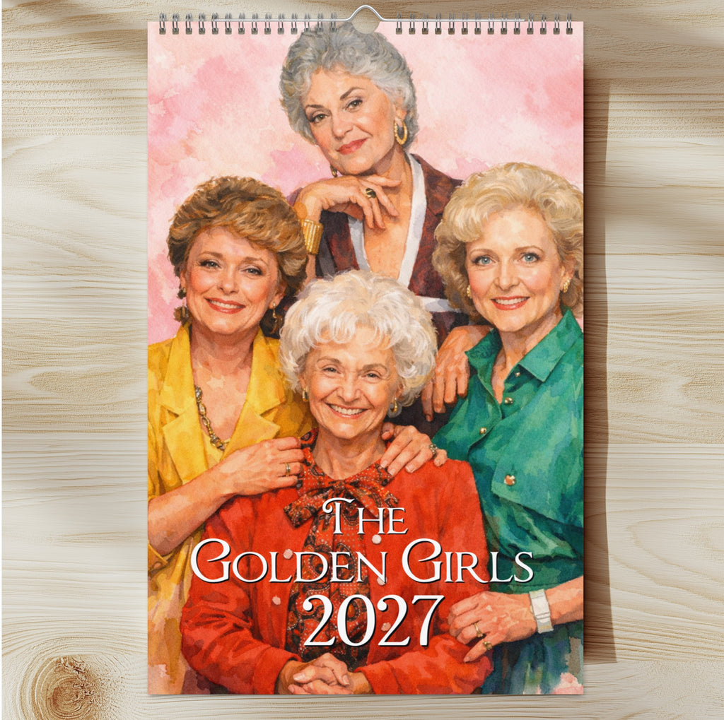 The Golden Girls 2027 Watercolor Art Wall Calendar