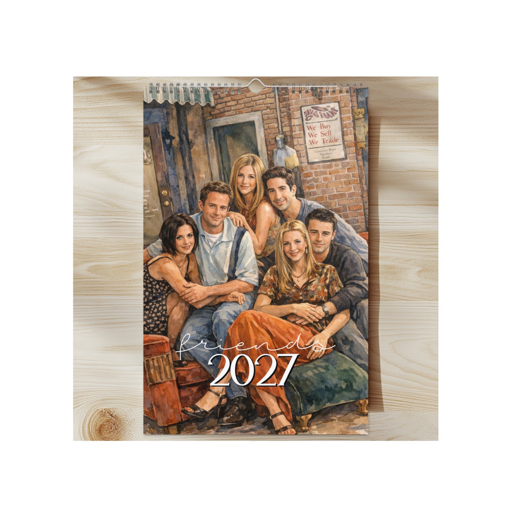 I'll Be There for You 2027 Watercolor Art Wall Calendar