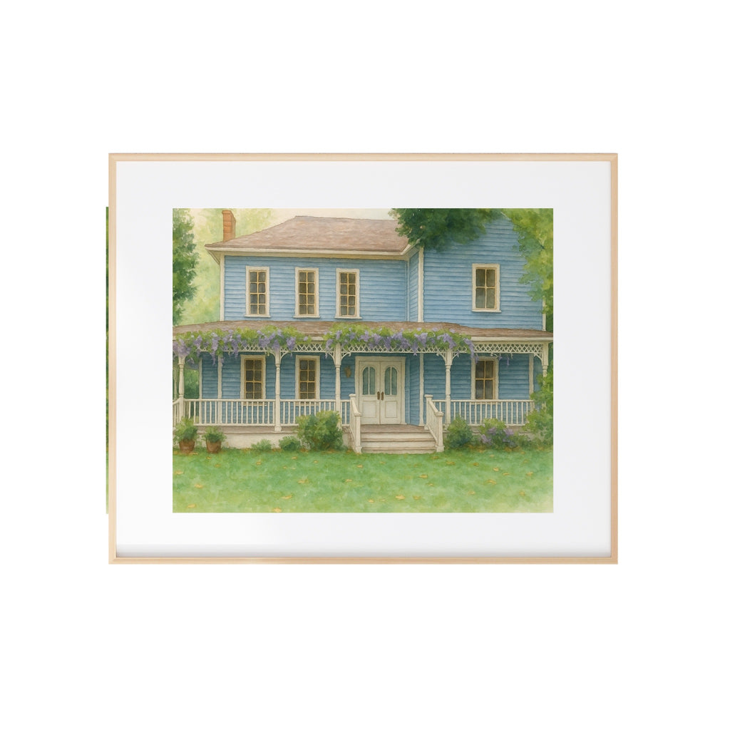 Lorelai's House Watercolor Art Print