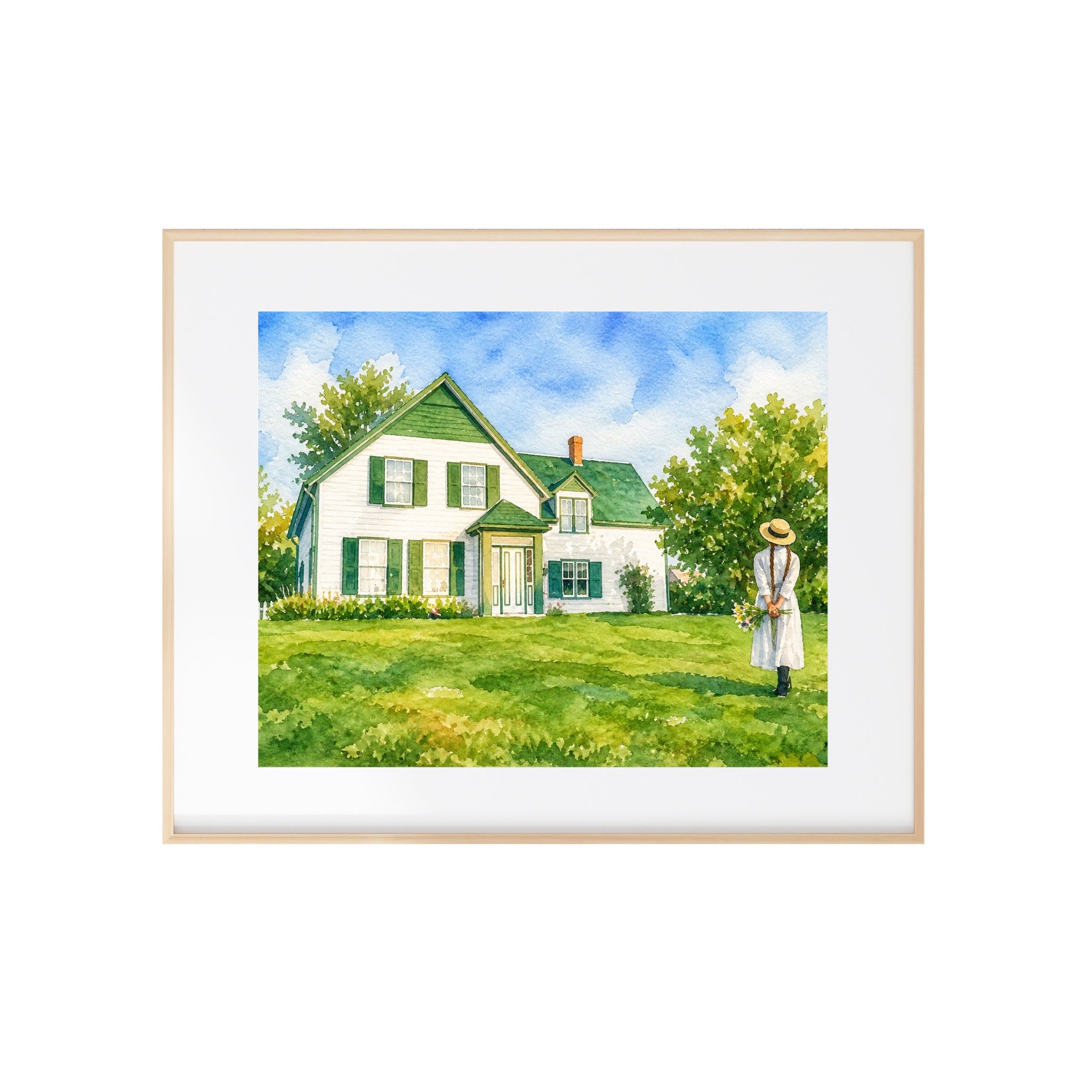 Anne of Green Gables Watercolor Art Print