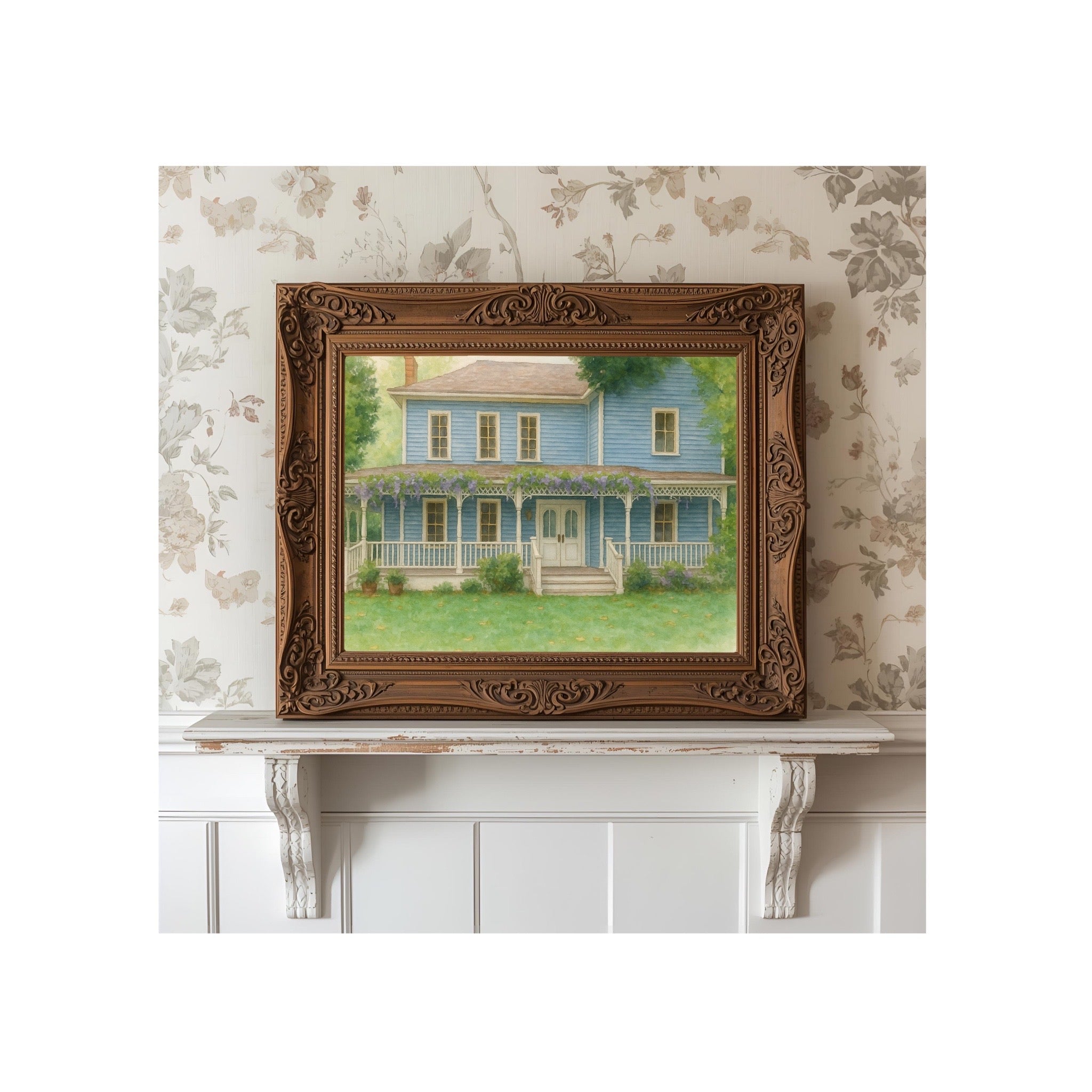 Lorelai's House Watercolor Art Print
