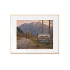 Welcome to Twin Peaks Art Print Watercolor Painting PNW Artwork Mystery Posters