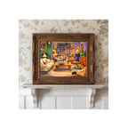 Monica's Apartment Watercolor Art Print