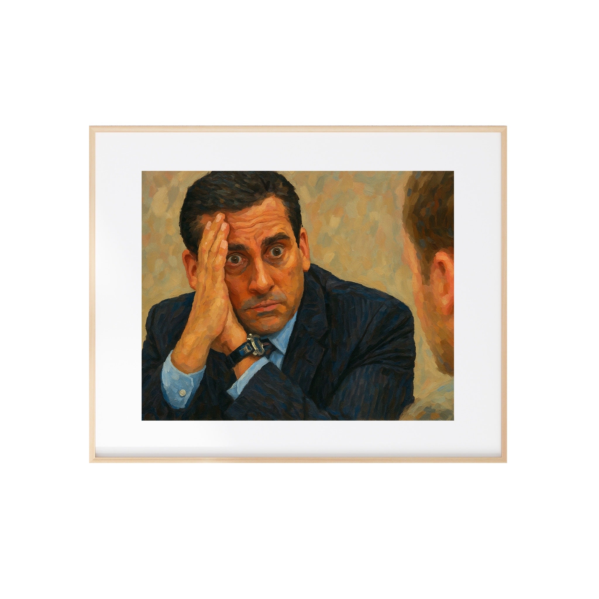 The Office Art Print Exit Interview Artwork Michael Scott Painting