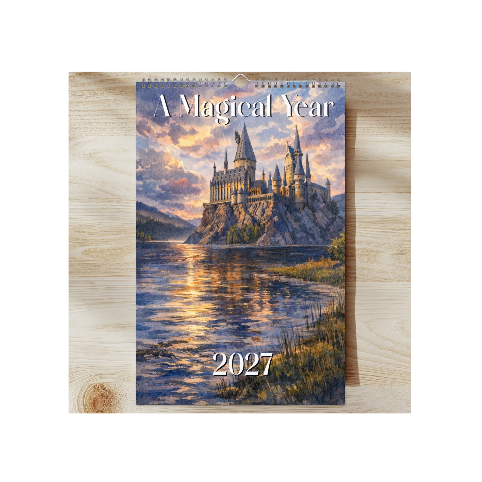 A Magical Year 2027 Watercolor Art Wall Calendar