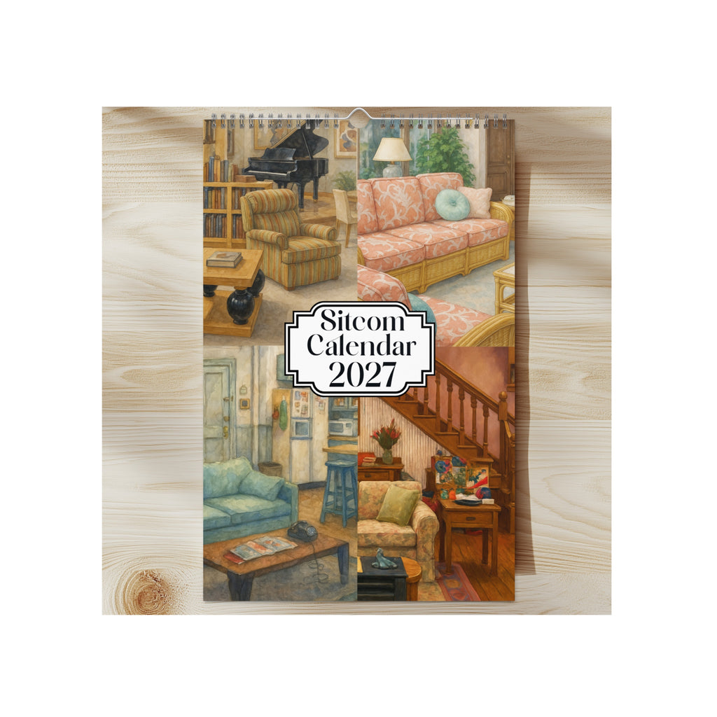 Sitcom Living Rooms 2027 Watercolor Art Wall Calendar