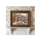 The McCallister's House Watercolor Painting Home Alone Art Print Christmas Wall Decor