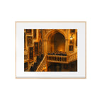 Wizard School Staircase Art Print Fantasy Castle Watercolor Painting