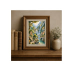 Rivendell Art Print Elven Refuge Watercolor Painting Fantasy Book Artwork
