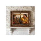 Christmas Art Print Catherine O'hara and John Candy Tribute Watercolor Painting Home Alone Wall Decor