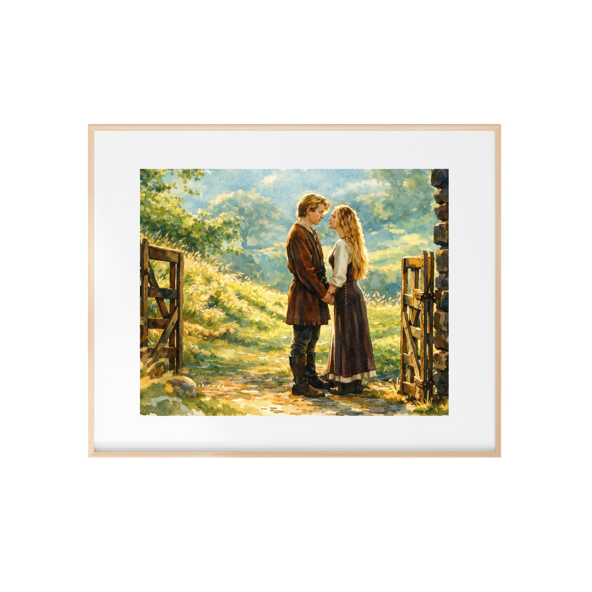 Westley Says Farewell to Buttercup Art Print