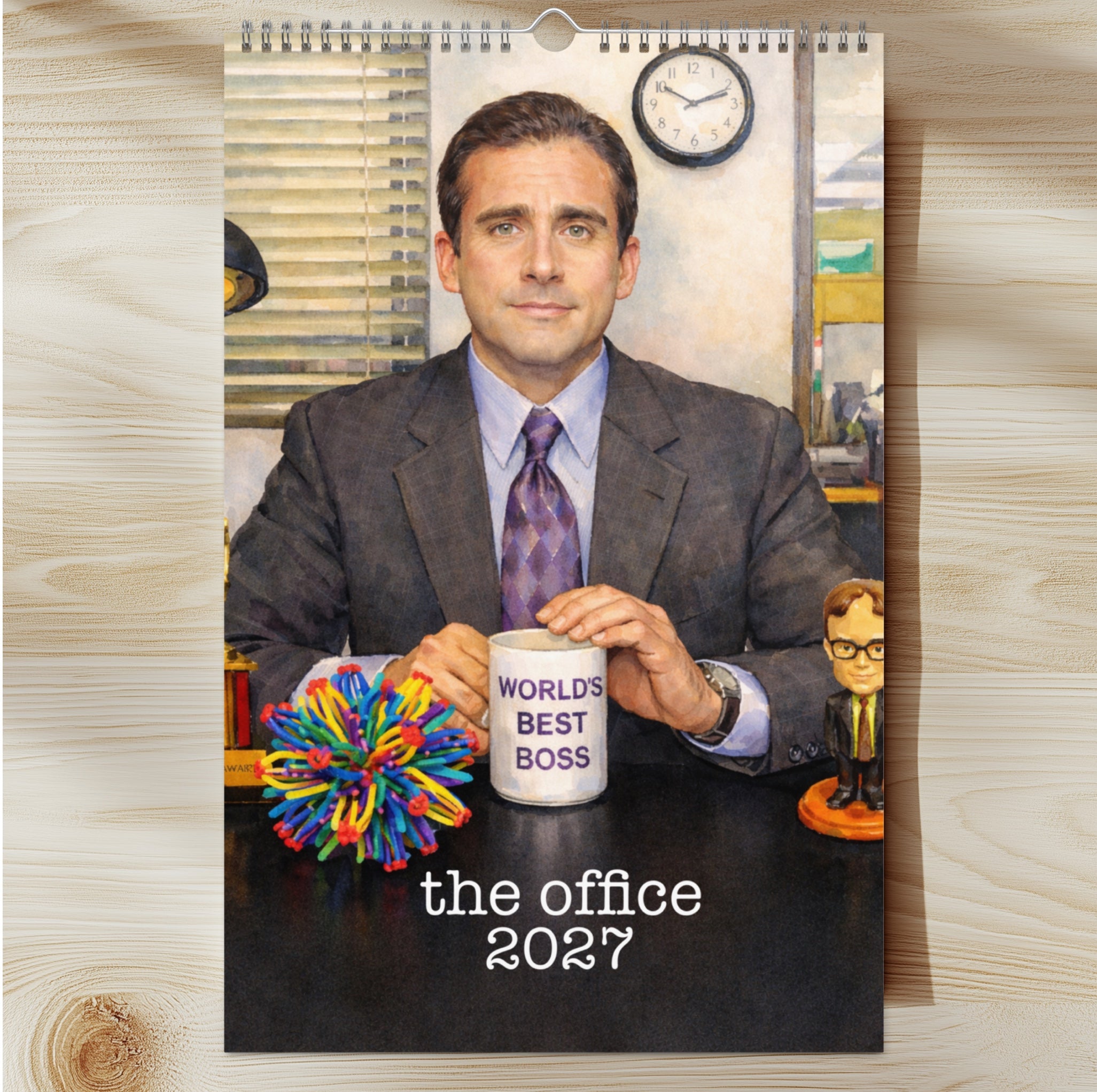 The Office 2027 Watercolor Art Wall Calendar