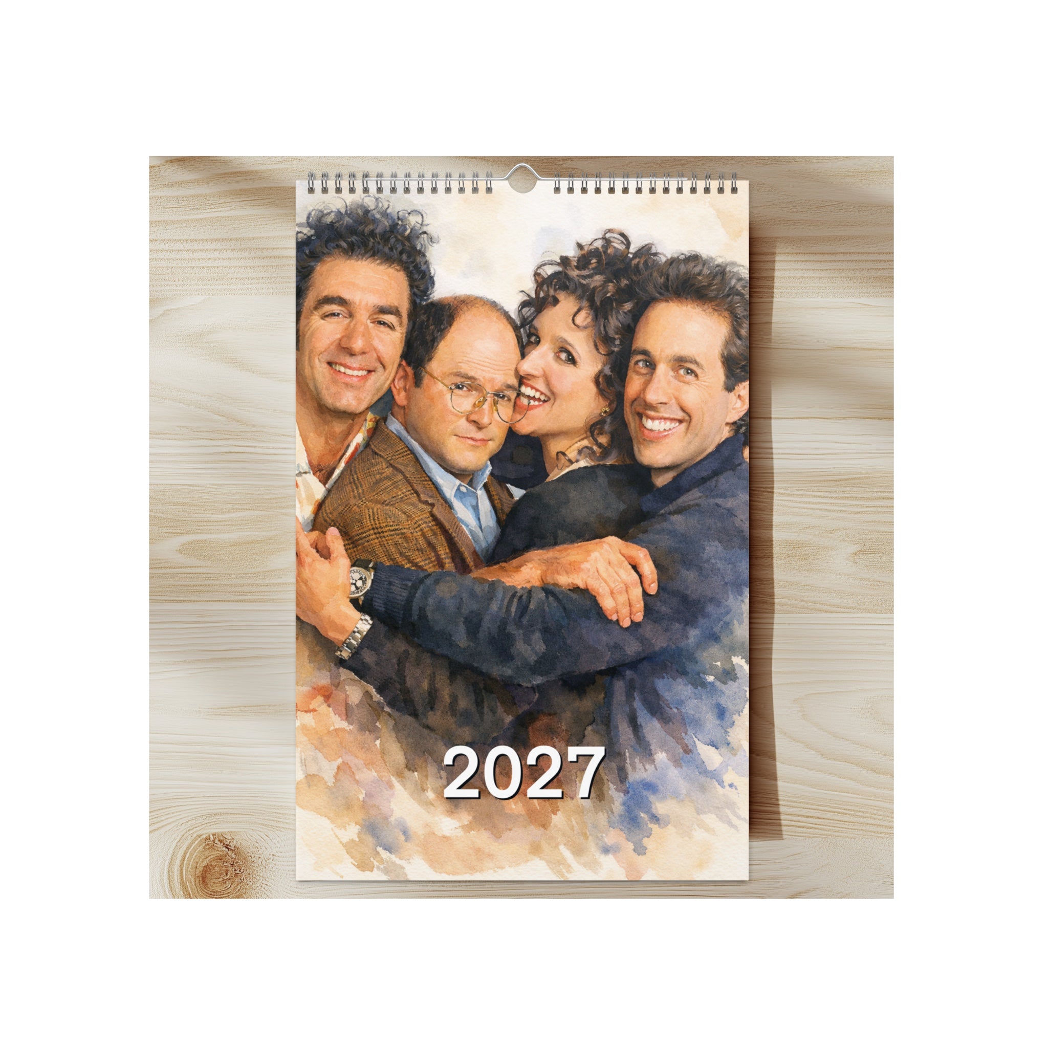 The Whole Gang 2027 Watercolor Art Wall Calendar