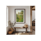 Barton Cottage Art Print Sense and Sensibility Watercolor Painting English Countryside Artwork Bookish Wall Decor