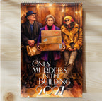Only Murders in the Building 2027 Watercolor Art Wall Calendar