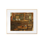 Cafe Nervosa Watercolor Art Print