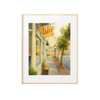 Luke's Diner Watercolor Art Print