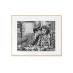 Lucy and Ricky at Breakfast Art Print