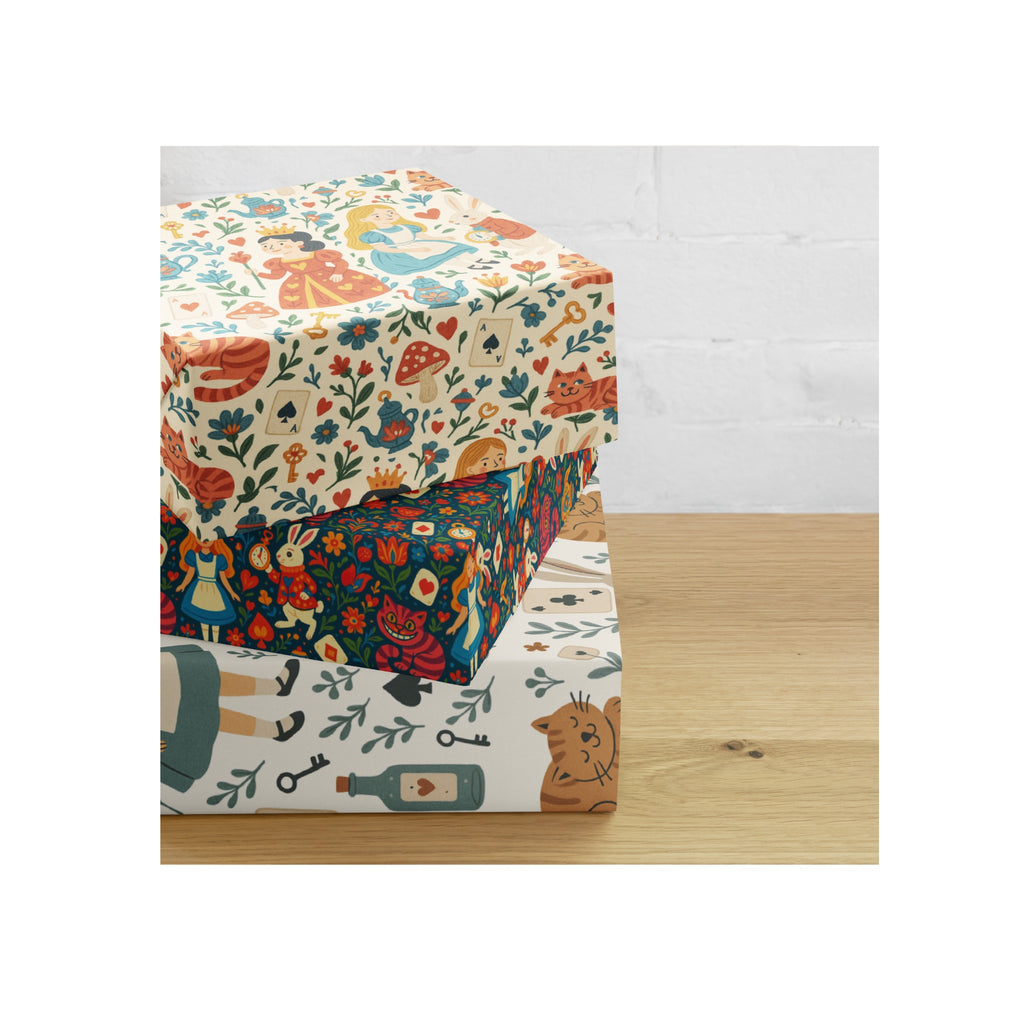 Alice in Wonderland Gift Wrap Set