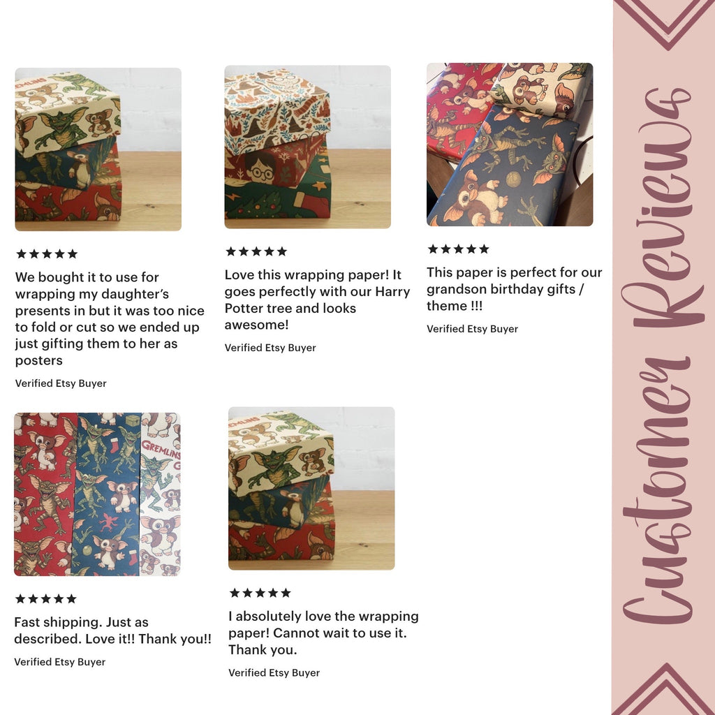 Conspiracy Theories Gift Wrap Set of 3 Premium Quality Sheets