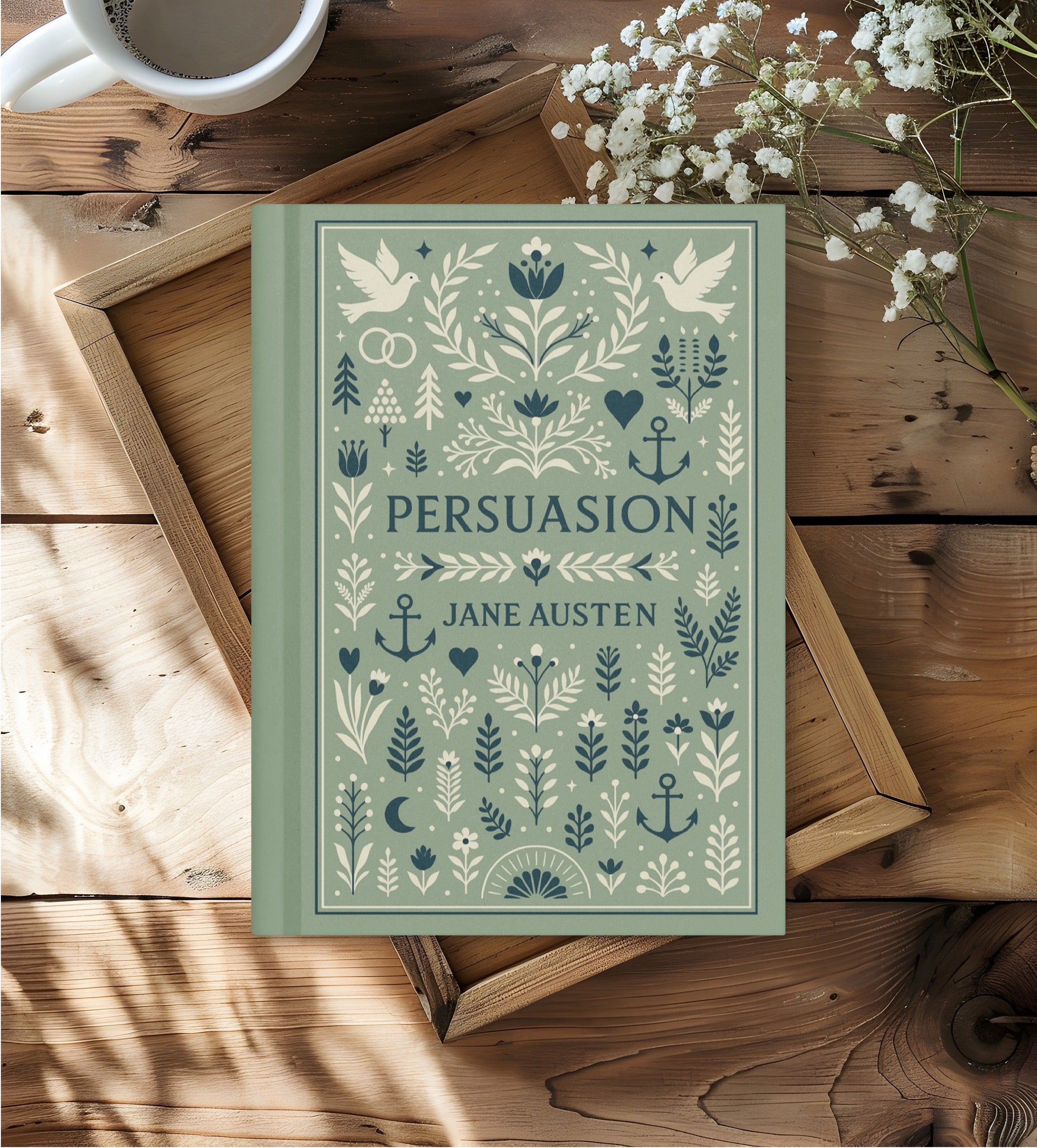 Persuasion Hardcover Lined Journal with Lovely Matte Finish