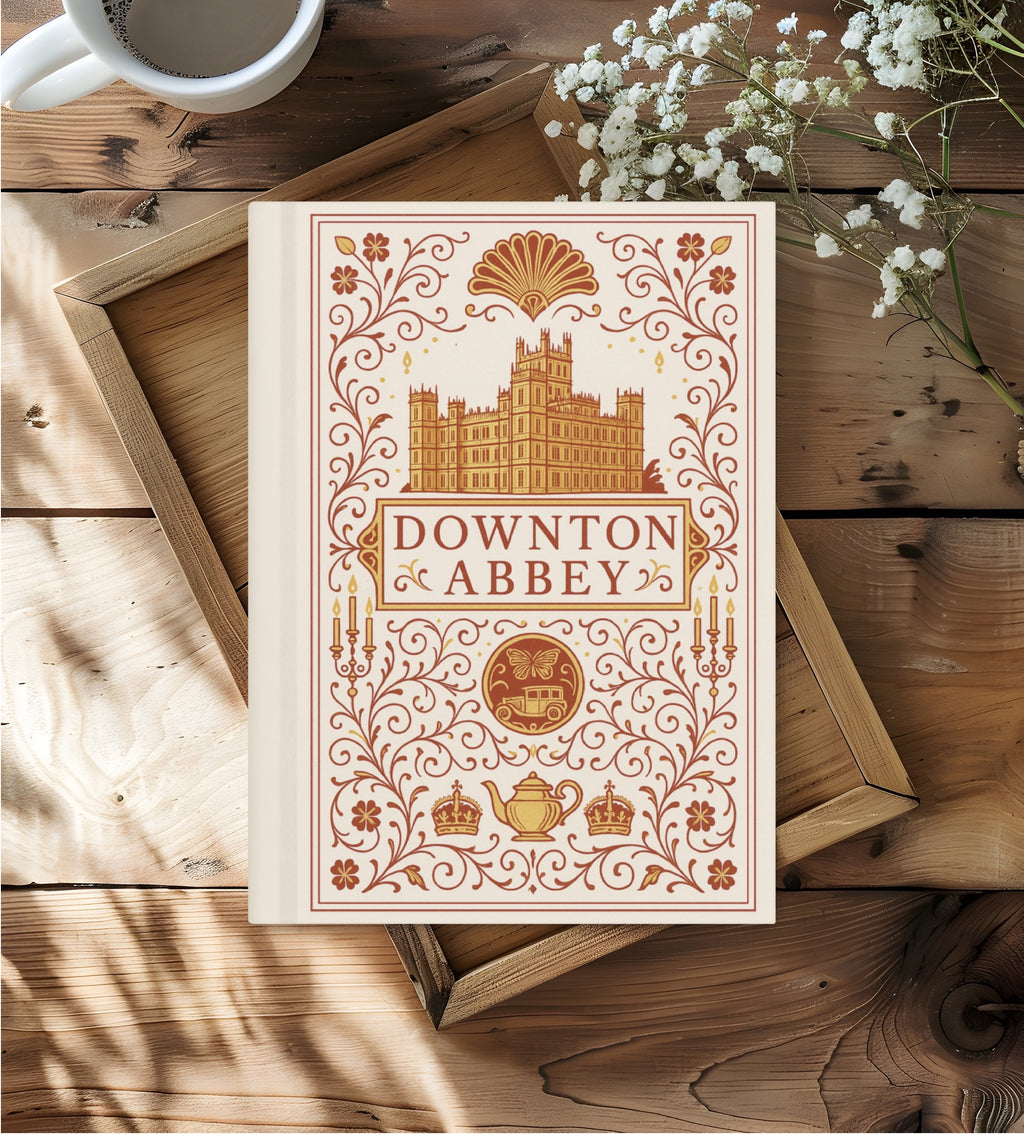 Downton Abbey Hardcover Lined Notebook with Lovely Matte Finish