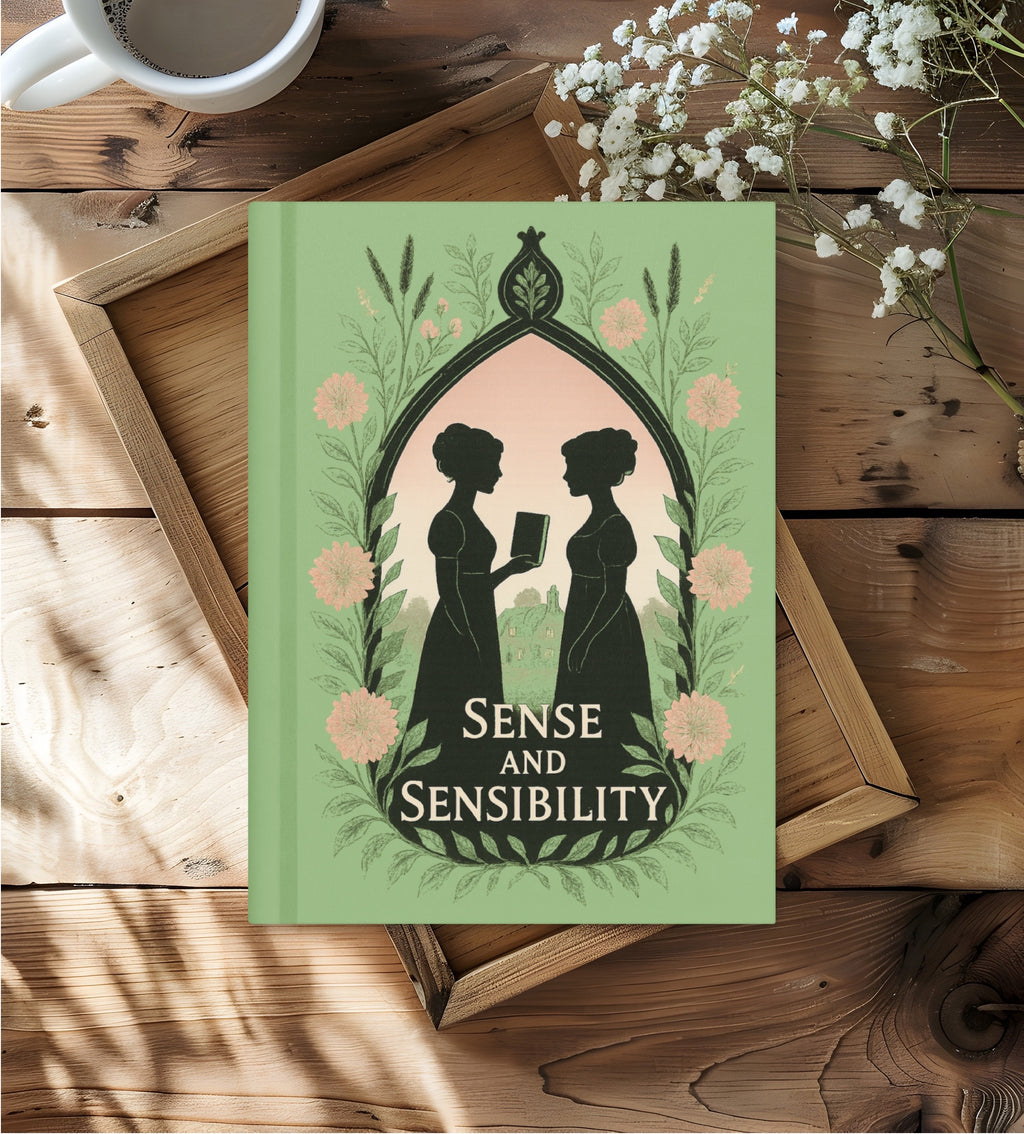 Jane Austen Hardcover Lined Notebook with Lovely Matte Finish