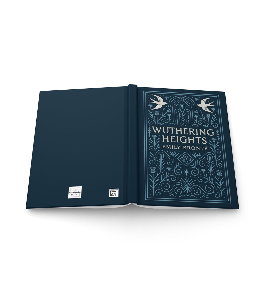 Wuthering Heights Hardcover Lined Notebook with Lovely Matte Finish