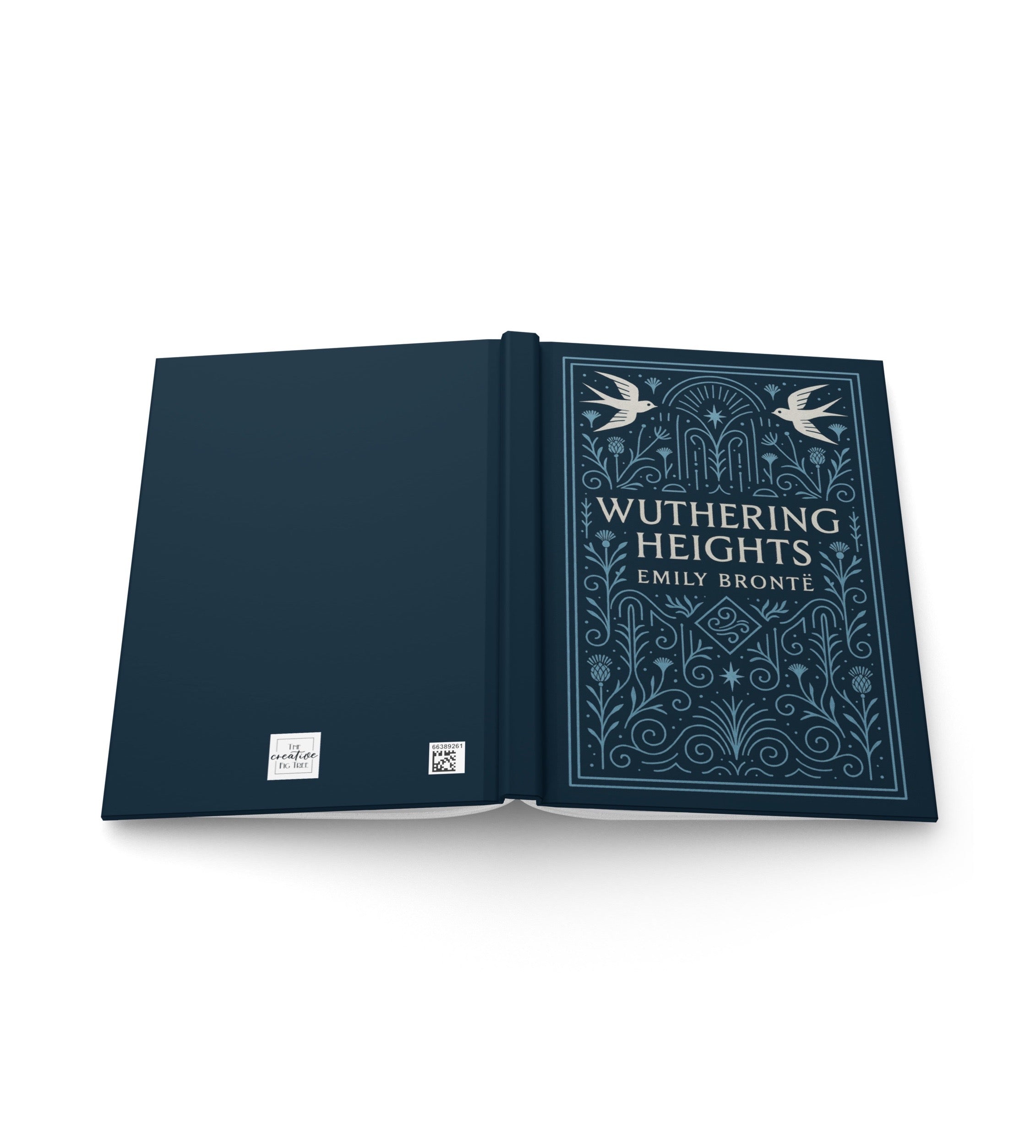 Wuthering Heights Hardcover Lined Notebook with Lovely Matte Finish