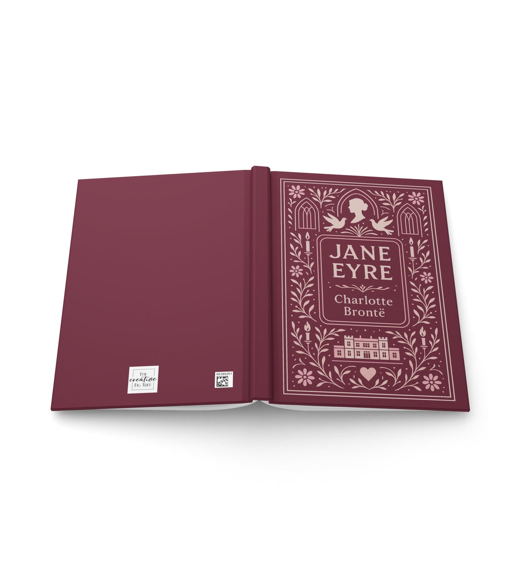 Jane Eyre Hardcover Lined Notebook with Lovely Matte Finish