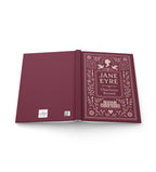Jane Eyre Hardcover Lined Notebook with Lovely Matte Finish