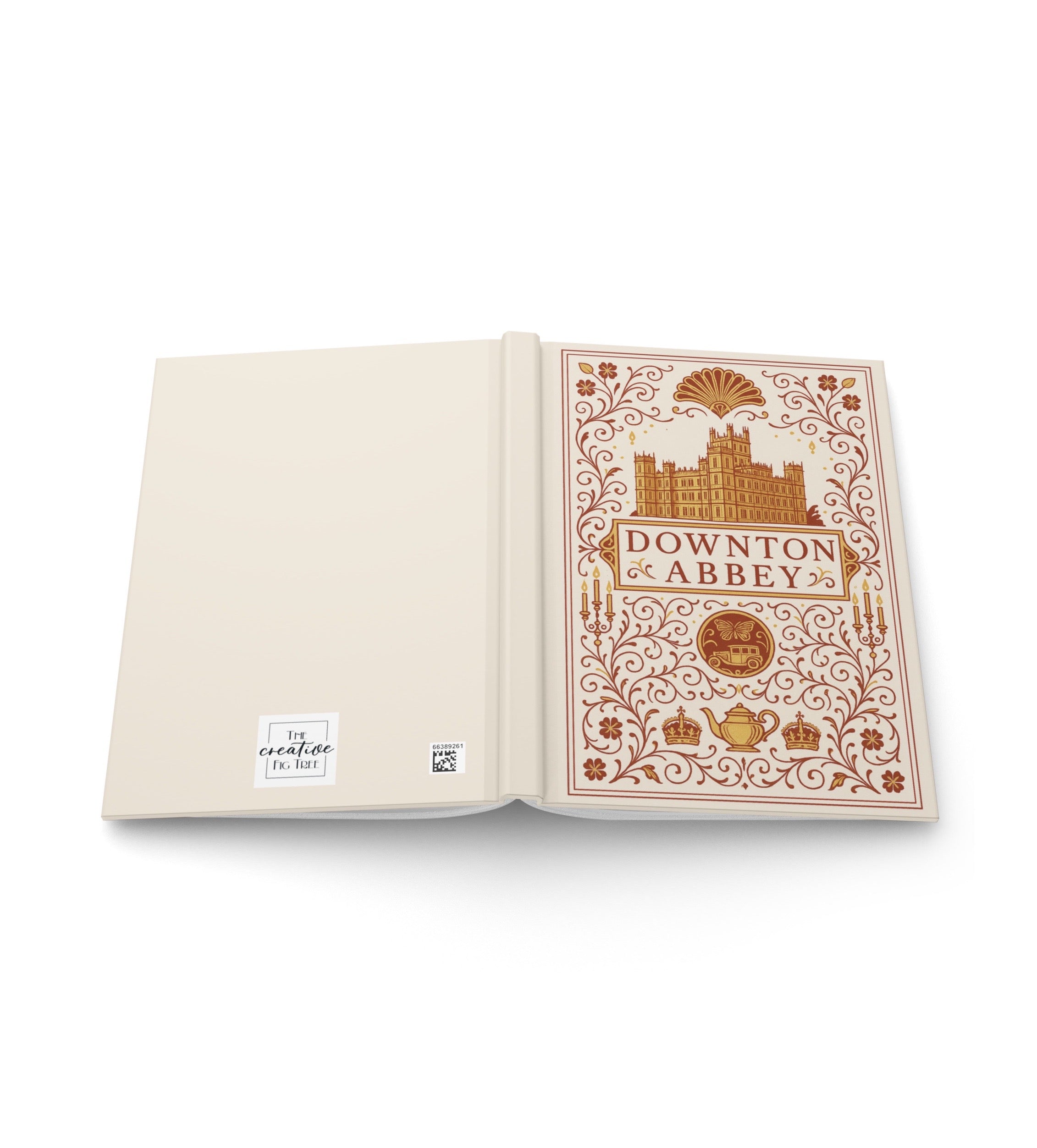 Downton Abbey Hardcover Lined Notebook with Lovely Matte Finish