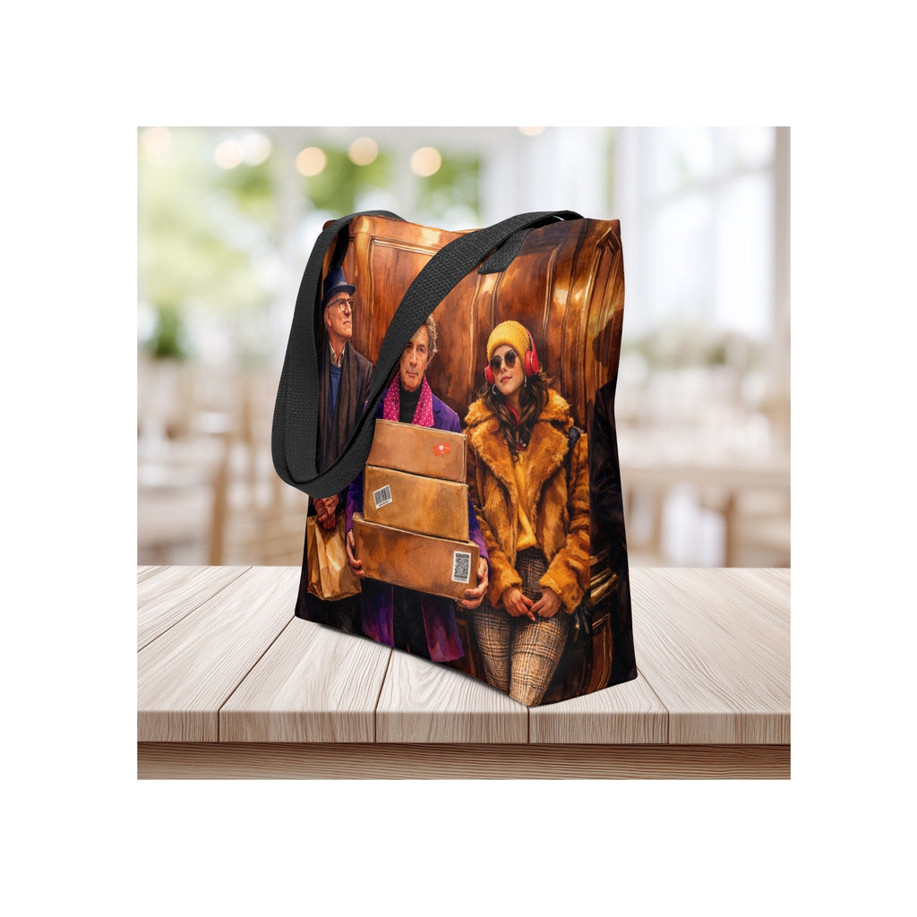 Only Murders in the Building Watercolor Art Tote Bag