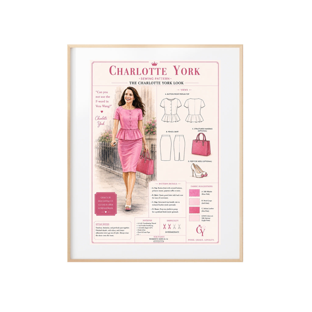 Charlotte York Fashion Style Art Print