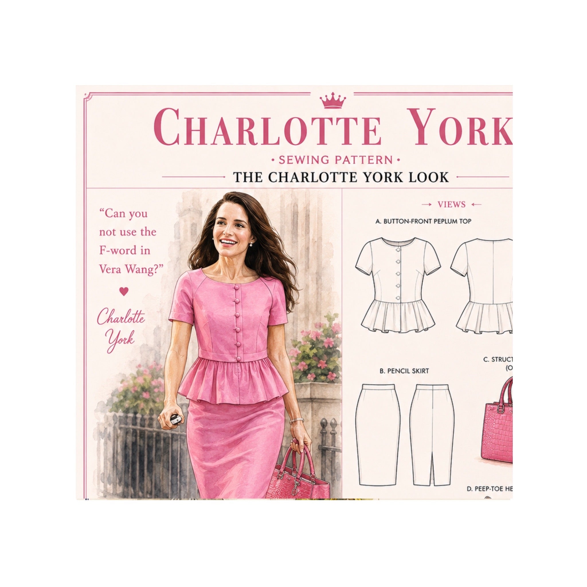 Charlotte York Fashion Style Art Print